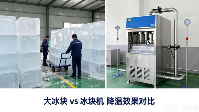 大冰块和冰块机哪个更划算_南沙车间防暑降温大冰块_车间大冰块降温效果怎么样